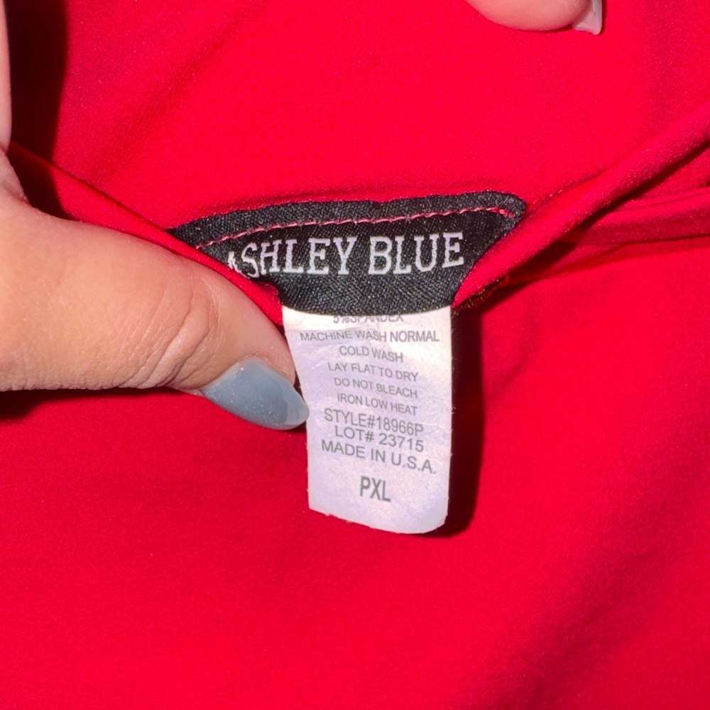 Ashley Blue- NWT Fuchsia Pencil Skirt Size Petite XL - Picture 4 of 12